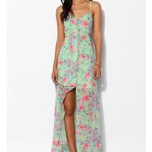Love Sadie Green Floral Dress from Urban Outfitters
